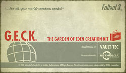 G.E.C.K. - The Garden of Eden Creation Kit